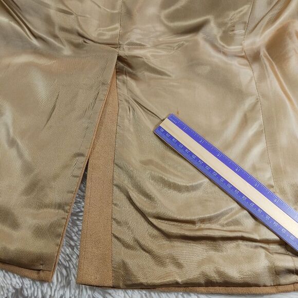 Doncaster 2 Button Blazer Jacket Sport Coat Ultra Suede Tan/ Cream Men's Medium - Picture 8 of 14